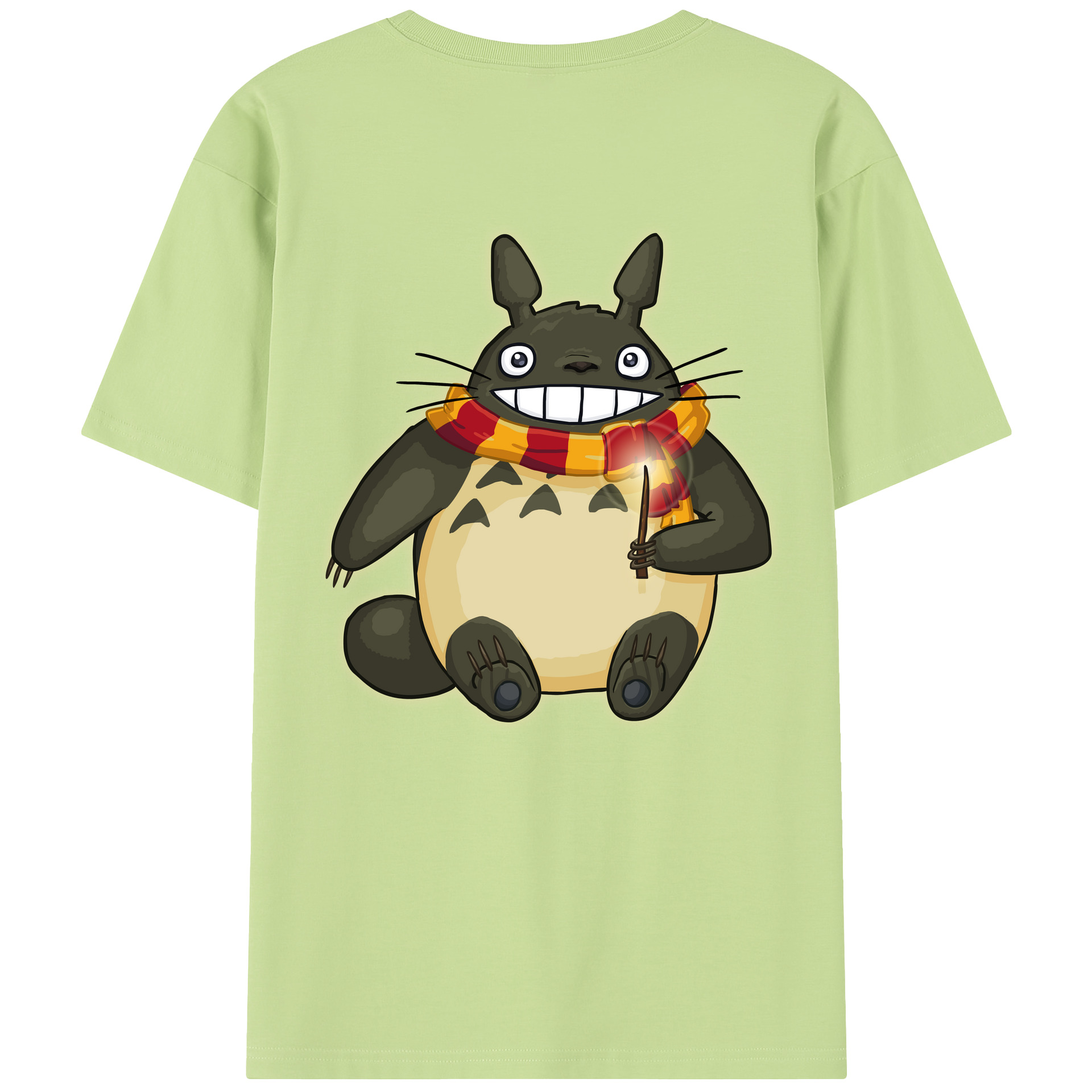 （画像用） となりのトトロ 草壁メイ 草壁サツキ My Neighbor Totoro Satsuki Kusakabe Mei Kusakabe 綿100％半袖Tシャツ（背面プリント）